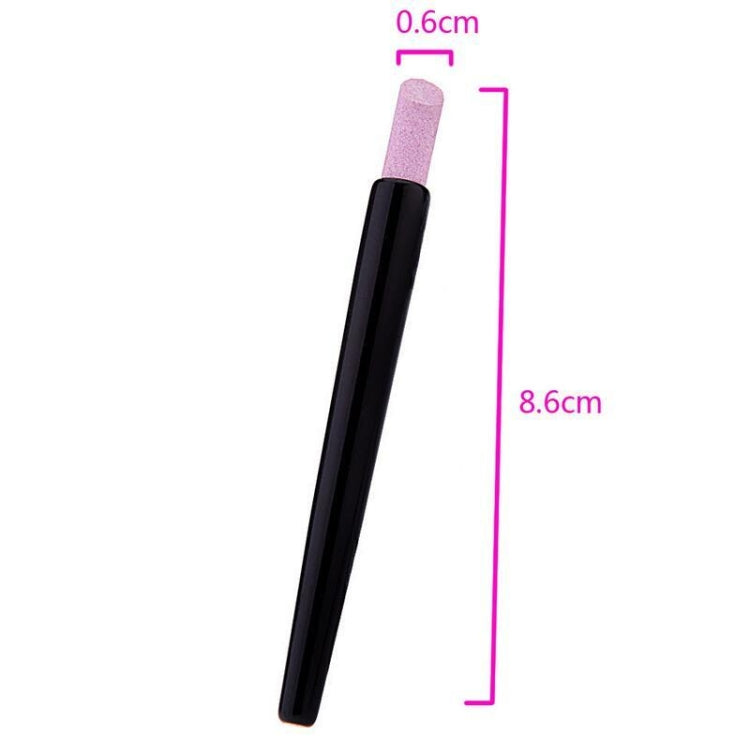 5 PCS Nail Art Simple Grinding Pen Nail Engraving Bluestone Bar Quartz Stone Polishing Pen