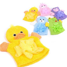 Load image into Gallery viewer, Cartoon Children Double-sided Bath Towel Thickened Bathing Gloves