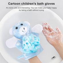 Load image into Gallery viewer, Cartoon Children Double-sided Bath Towel Thickened Bathing Gloves