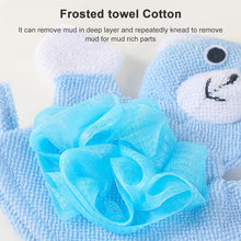 Load image into Gallery viewer, Cartoon Children Double-sided Bath Towel Thickened Bathing Gloves