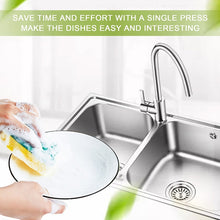 Load image into Gallery viewer, Press Soap Dispenser Kitchen Detergent Wash Presser, Gray, Silver