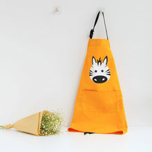 Load image into Gallery viewer, Cartoon Animal Cotton Sleeveless Smock Parent-child Apron, Children Apron S, Adult Apron L