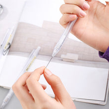Load image into Gallery viewer, 3 PCS Activity Pencil Frosted Transparent Hexagon Pen Student Pencil, 0.5mm 2B
