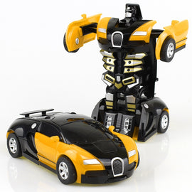 One-click Transforming Toy Car Impact Deformation Toy Model Car
