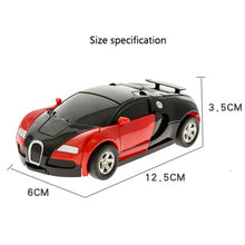 Load image into Gallery viewer, One-click Transforming Toy Car Impact Deformation Toy Model Car