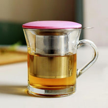 Load image into Gallery viewer, Tea Infuser Stainless Steel with Lid as Drip Tray Tea Strainer, Stainless Steel Tea Infuser