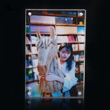 Load image into Gallery viewer, Magnetic Acrylic Transparent Rectangle Photo Frame Creative Birthday Photo Frame, 55x82mm, 60x90mm, 75x105mm, 89x128mm, 102x153mm, 128x178mm, 150x210mm, 254x203mm, 210x297mm