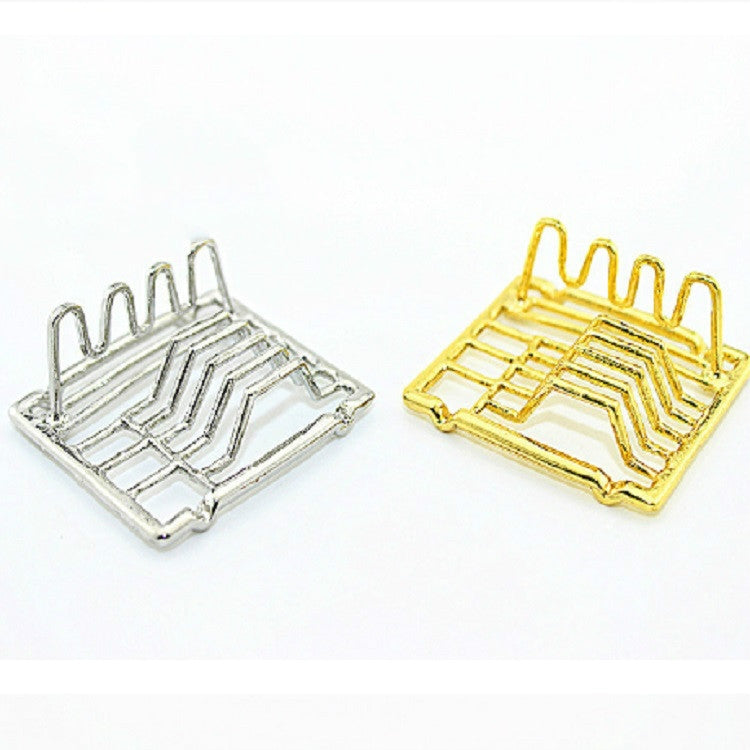 Miniature Doll House Mini Dish Shelf Kitchen Toys