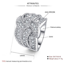 Load image into Gallery viewer, Women Fashion Luxury Zircon Stone Rings, 10, 6, 7, 8, 9