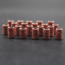 Load image into Gallery viewer, 100pcs / Pack Nail Art Electric Grinder Accessories Sandpaper Ring Sand Cloth Ring Grinding Ring, 80#, 120#, 180#