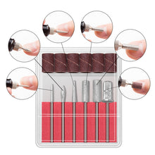 Load image into Gallery viewer, 1 Set Power Professional Electric Manicure Machine Pen Pedicure Nail File Nail Tools 6 bits Drill Nail Drill Machine, US Plug Rose Red, US Plug Blue, US Plug White, EU Plug White, EU Plug Rose Red, EU Plug Black, EU Plug Green, EU Plug Pink, EU Plug Blue