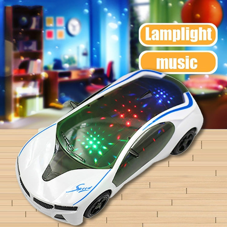 3D Supercar Style Electric Toy With Wheel Lights Music Singing Kids Boys Girls Gift Electric Universal
