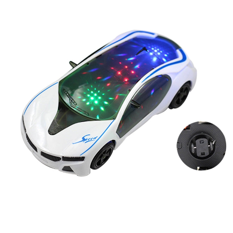 3D Supercar Style Electric Toy With Wheel Lights Music Singing Kids Boys Girls Gift Electric Universal