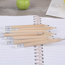 Load image into Gallery viewer, 12 PCS Sharpened Pencil Round Writing Pen Wooden Student Stationery with Eraser, HB
