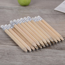 Load image into Gallery viewer, 12 PCS Sharpened Pencil Round Writing Pen Wooden Student Stationery with Eraser, HB