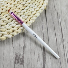 Load image into Gallery viewer, 5 PCS White Wooden Handle Beveled Eyebrow Brush Eyebrow Brush Eye Shadow Brush
