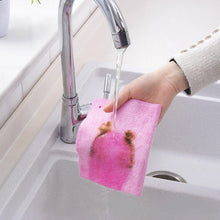 Load image into Gallery viewer, 10 PCS Coconut Shell Rags Household Lint-free Thickening Water-absorbent Non-stick Oil Dishwashing Cleaning Cloth, 30x25cm, 30x30cm