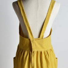 Load image into Gallery viewer, High Waist Cotton Linen Solid Color Apron