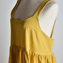 Load image into Gallery viewer, High Waist Cotton Linen Solid Color Apron