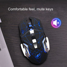 Load image into Gallery viewer, WARWOLF  Q8 Wireless Rechargeable Mouse Glowing Gaming Mouse