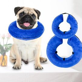 Dog Collar PVC Inflatable Pet Anti-snatch Collar, S, M, L, XL
