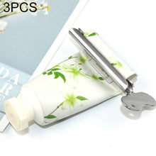 Load image into Gallery viewer, 3 PCS Stainless Steel Squeezing Toothpaste Device Hair Key Squeegee Dyeing Tool Semicircular Metal Squeezer, Hair Key Squeezer