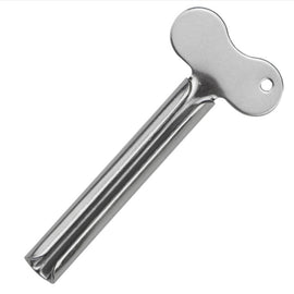 3 PCS Stainless Steel Squeezing Toothpaste Device Hair Key Squeegee Dyeing Tool Semicircular Metal Squeezer, Hair Key Squeezer