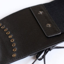 Load image into Gallery viewer, Female Elastic Tassel Wide Belt Decoration Dress Accessories Belt, Black, Brown, Blue, Red
