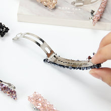 Load image into Gallery viewer, Fashion Girls Headwear Crystal Rhinestone Elastic Hair Clip Hair Accessories