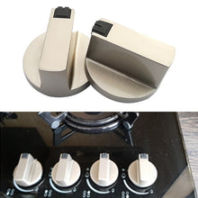 Load image into Gallery viewer, 2 PCS Universal Metal Rotary Switch Control Knobs Replacement Accessories for Home Kitchen Gas Stove, 2 PCS Shaft Diameter 6mm