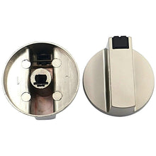 Load image into Gallery viewer, 2 PCS Universal Metal Rotary Switch Control Knobs Replacement Accessories for Home Kitchen Gas Stove, 2 PCS Shaft Diameter 6mm
