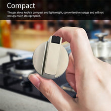 Load image into Gallery viewer, 2 PCS Universal Metal Rotary Switch Control Knobs Replacement Accessories for Home Kitchen Gas Stove, 2 PCS Shaft Diameter 6mm