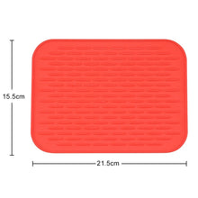 Load image into Gallery viewer, Thicken Colorful Silicone Insulation Mat European Anti-burning Pot Pad Table Waterproof  Phone Pad