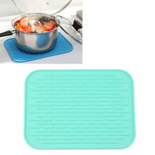 Load image into Gallery viewer, Thicken Colorful Silicone Insulation Mat European Anti-burning Pot Pad Table Waterproof  Phone Pad
