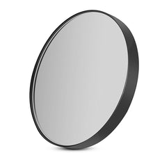 Load image into Gallery viewer, Magnification Small Round Mirror with Suction Cup Makeup Mirror 8.8cm Magnification Makeup Mirror, Black Ten Times, Black Five Times