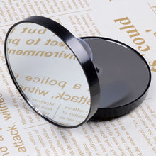 Load image into Gallery viewer, Magnification Small Round Mirror with Suction Cup Makeup Mirror 8.8cm Magnification Makeup Mirror, Black Ten Times, Black Five Times