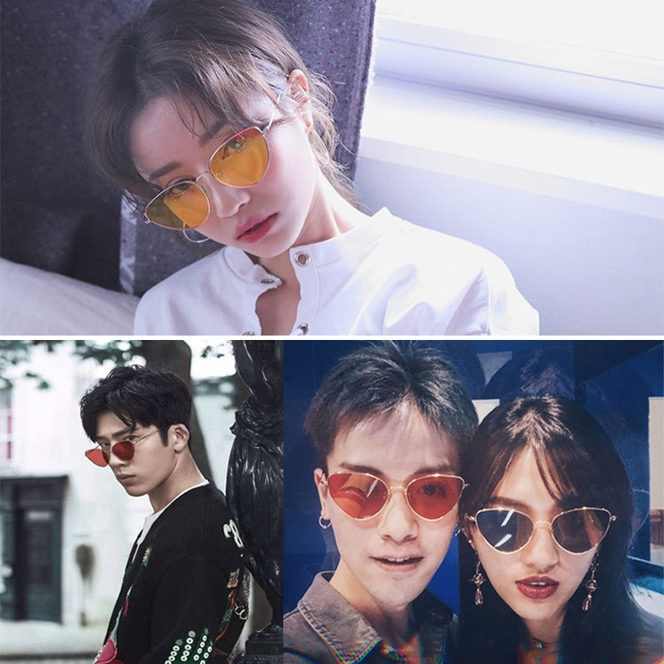 Cat Eye Sunglasses Current Trigonal Light coloured Lens Sunglasses