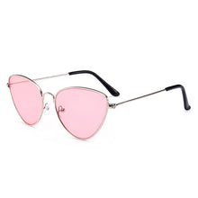Load image into Gallery viewer, Cat Eye Sunglasses Current Trigonal Light coloured Lens Sunglasses
