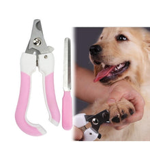 Load image into Gallery viewer, Two-piece Pet Toe Stainless Steel Cat and Dog Nail Clipper Filee, S, L