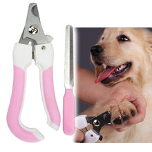Load image into Gallery viewer, Two-piece Pet Toe Stainless Steel Cat and Dog Nail Clipper Filee, S, L