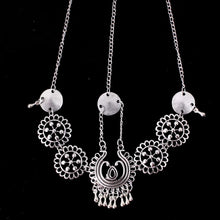 Load image into Gallery viewer, Silver Vintage Tassel Hair Jewelry Metal Coin Headband Long Punk Head Chain Piece Forehead Headpiece