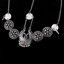 Load image into Gallery viewer, Silver Vintage Tassel Hair Jewelry Metal Coin Headband Long Punk Head Chain Piece Forehead Headpiece