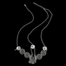 Load image into Gallery viewer, Silver Vintage Tassel Hair Jewelry Metal Coin Headband Long Punk Head Chain Piece Forehead Headpiece