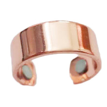 Load image into Gallery viewer, Personality Ring Magnetic Health Ring Creative Jewelry Open Ring, Glossy rose gold, Glossy black, Embossed rose gold