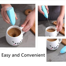 Load image into Gallery viewer, Electric Handheld Home Kitchen Egg Beater Mini Stainless Steel Egg Coffee Milk Tea Blender
