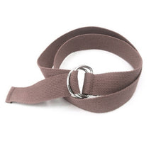 Load image into Gallery viewer, Unisex Canvas Waist Belts Double Rings Buckle Waistband Strap Belts Solid Casual Belt