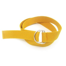 Load image into Gallery viewer, Unisex Canvas Waist Belts Double Rings Buckle Waistband Strap Belts Solid Casual Belt