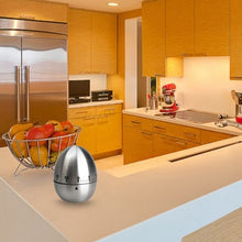 Load image into Gallery viewer, Mechanical Egg Kitchen Cooking Timer Alarm 60 Minutes Stainless Steel  Kitchen Tools, Mechanical Egg Timer