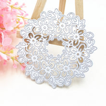 Load image into Gallery viewer, Hollow Garland Knife Die Cut Book Album Greeting Card Making Stencil, Hollow Garland Shape
