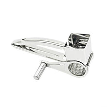 Load image into Gallery viewer, Cheese Grater Rotory Container Stainless Steel Hand-Crank Rotary Shredder, with 3-4 holes, with 7-8 holes, with 9-10 holes, with flakes